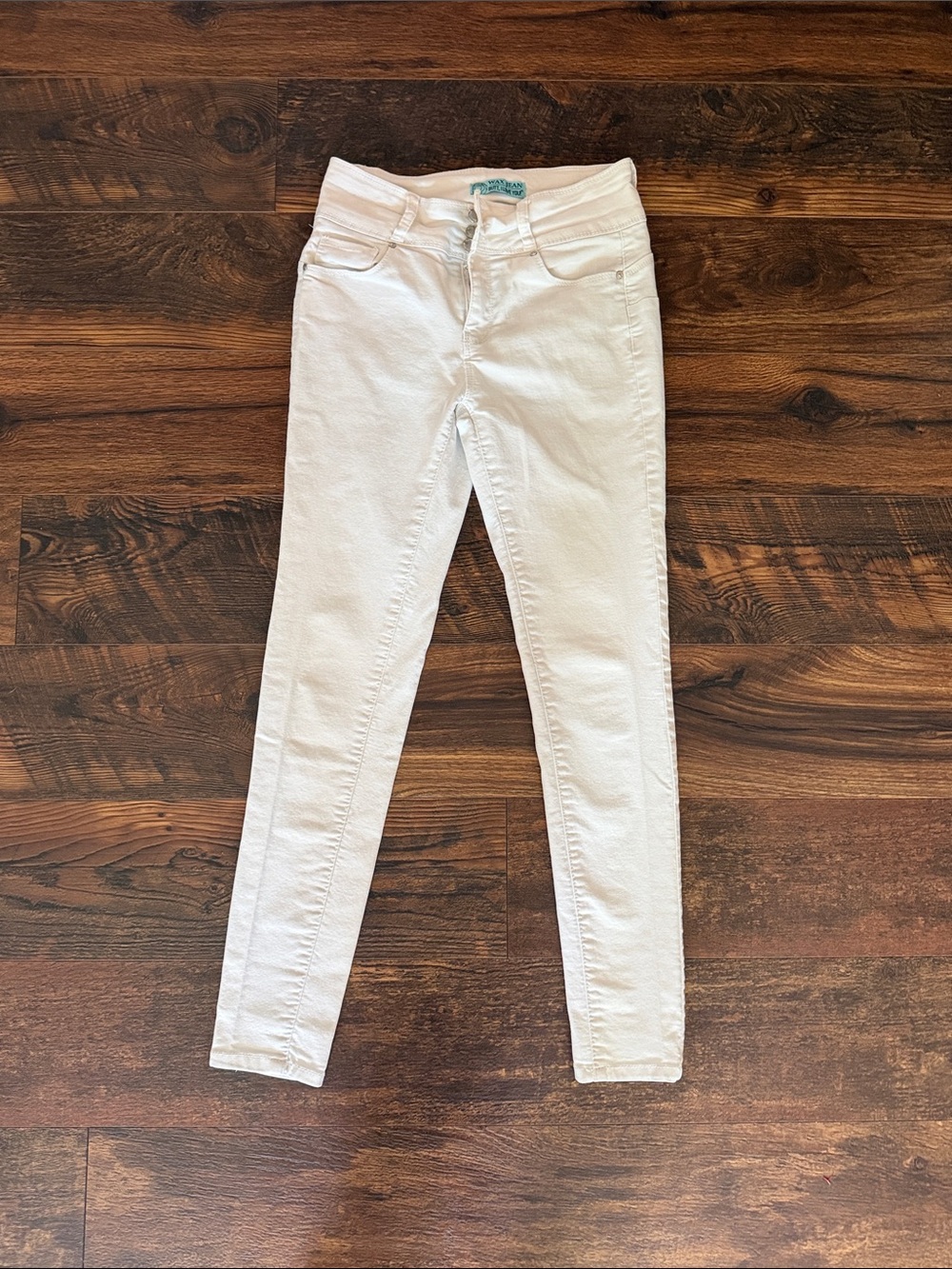 Wax Jean Women's White Skinny Jeans